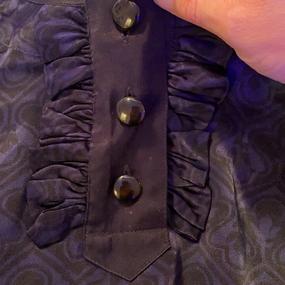 Marc by Marc Jacobs navy and black blouse M - Picture 13 of 13